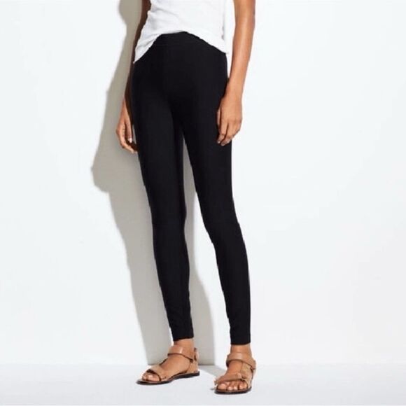Vince Black Ponte Riding Pants Size 8 - Picture 1 of 13